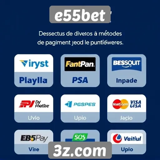 E55bet: variedades de métodos de pagamento disponíveis