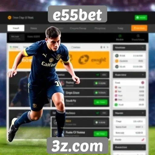 Apostas esportivas crescem na plataforma e55bet
