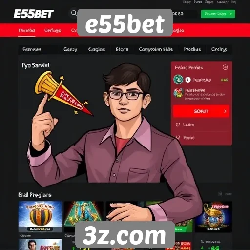 Experiência de usuário no e55bet é positiva
